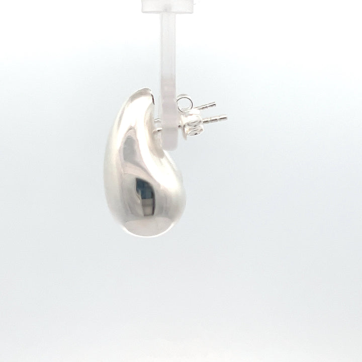 Tear Drop Studs - Sterling Silver - 6491