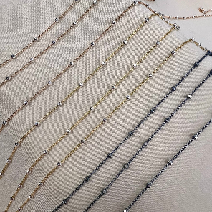 CX77 - Two Tone Satellite chain by the foot (26ga only)