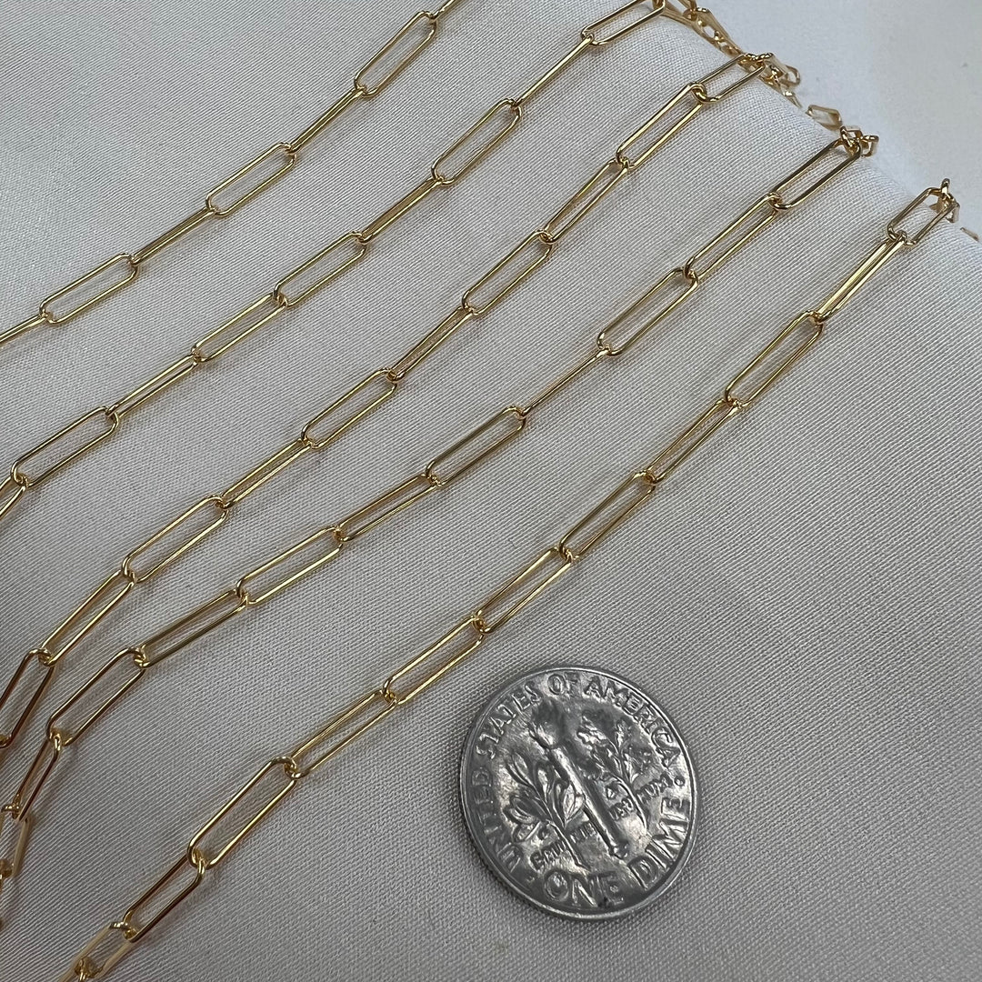 アクセサリー y&c CX81 - 2.7mm Paperclip #8 chain by the foot – Oriental Treasure