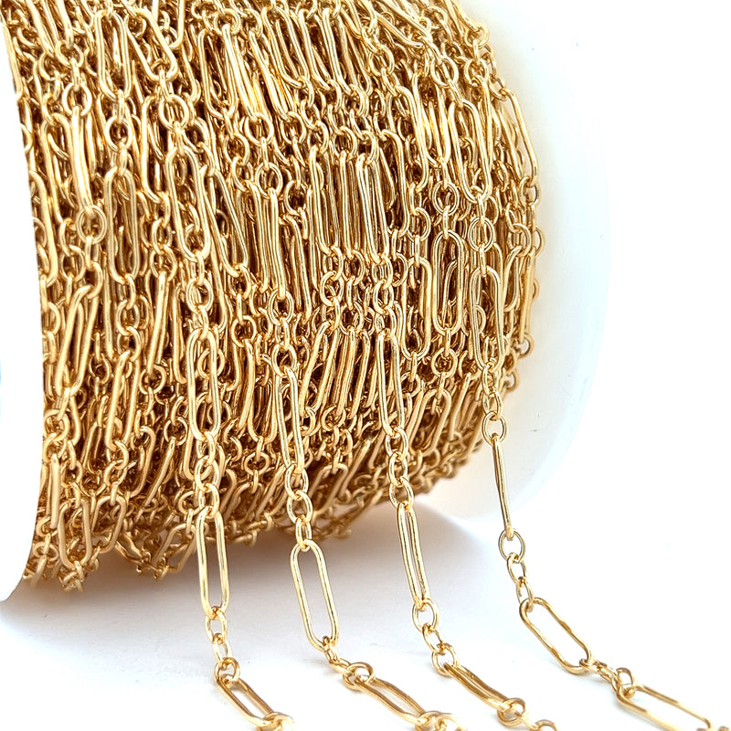 CX39: 3.3mm Long + Short PC Chain by the foot