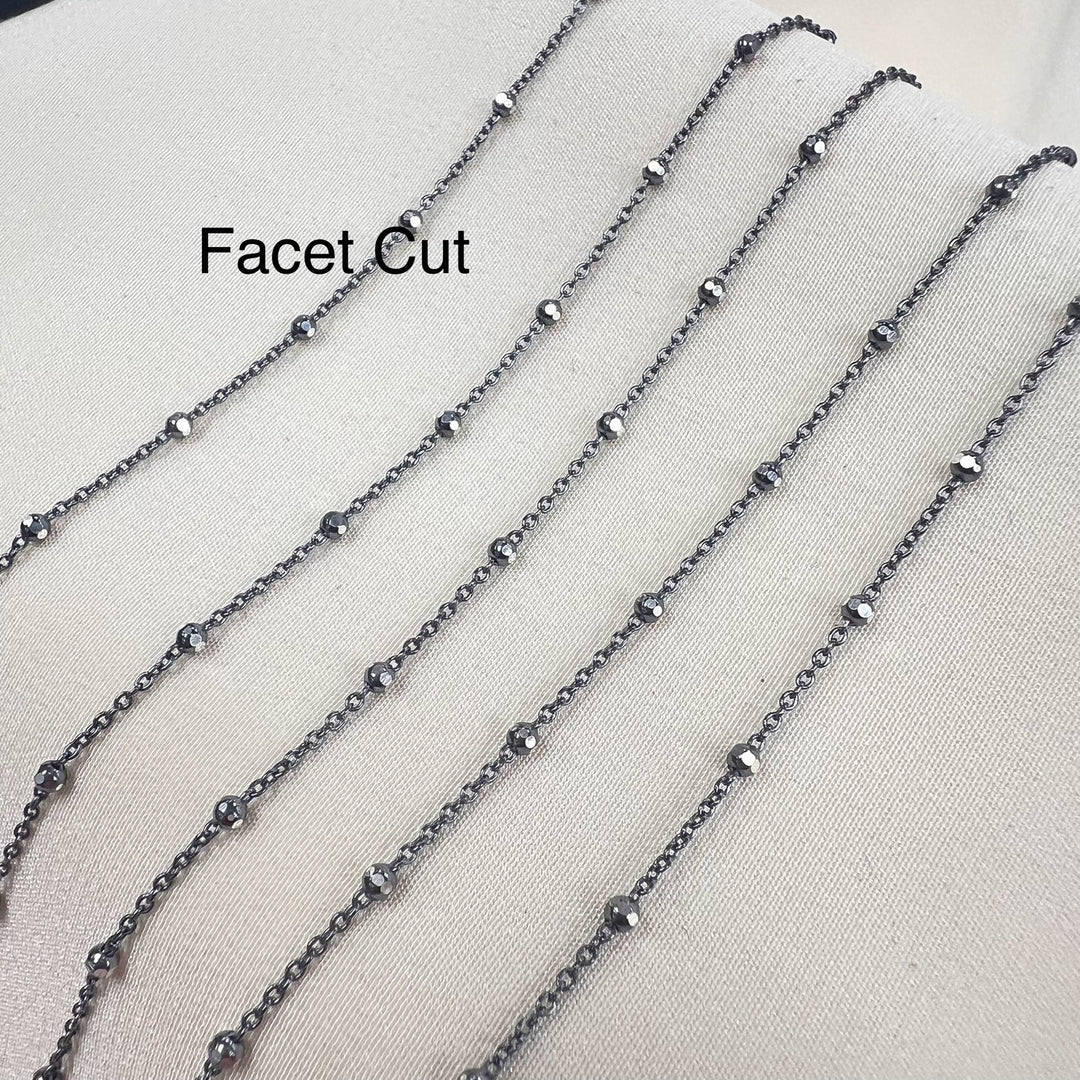 CX77 - Two Tone Satellite chain by the foot (26ga only)