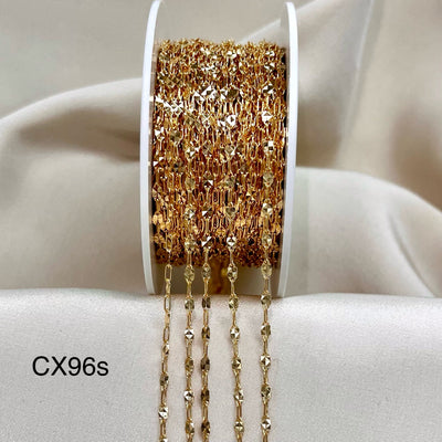 CX96S: 2.6mm Disco + Paperclip (1+1) Chain by the foot