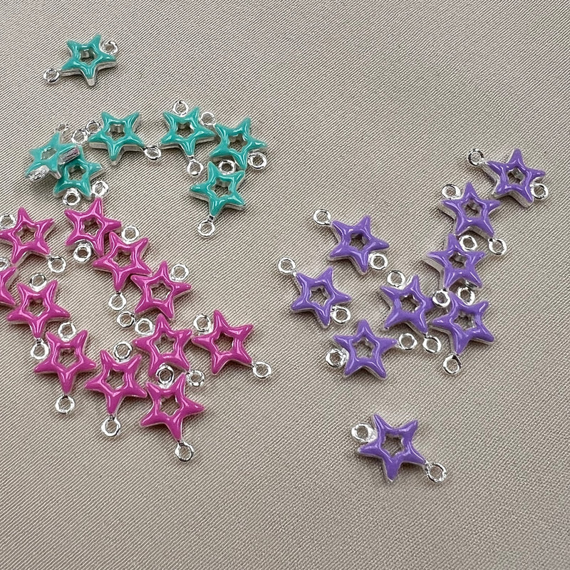 CN21 Enamel Star Connector (Pack of 3)