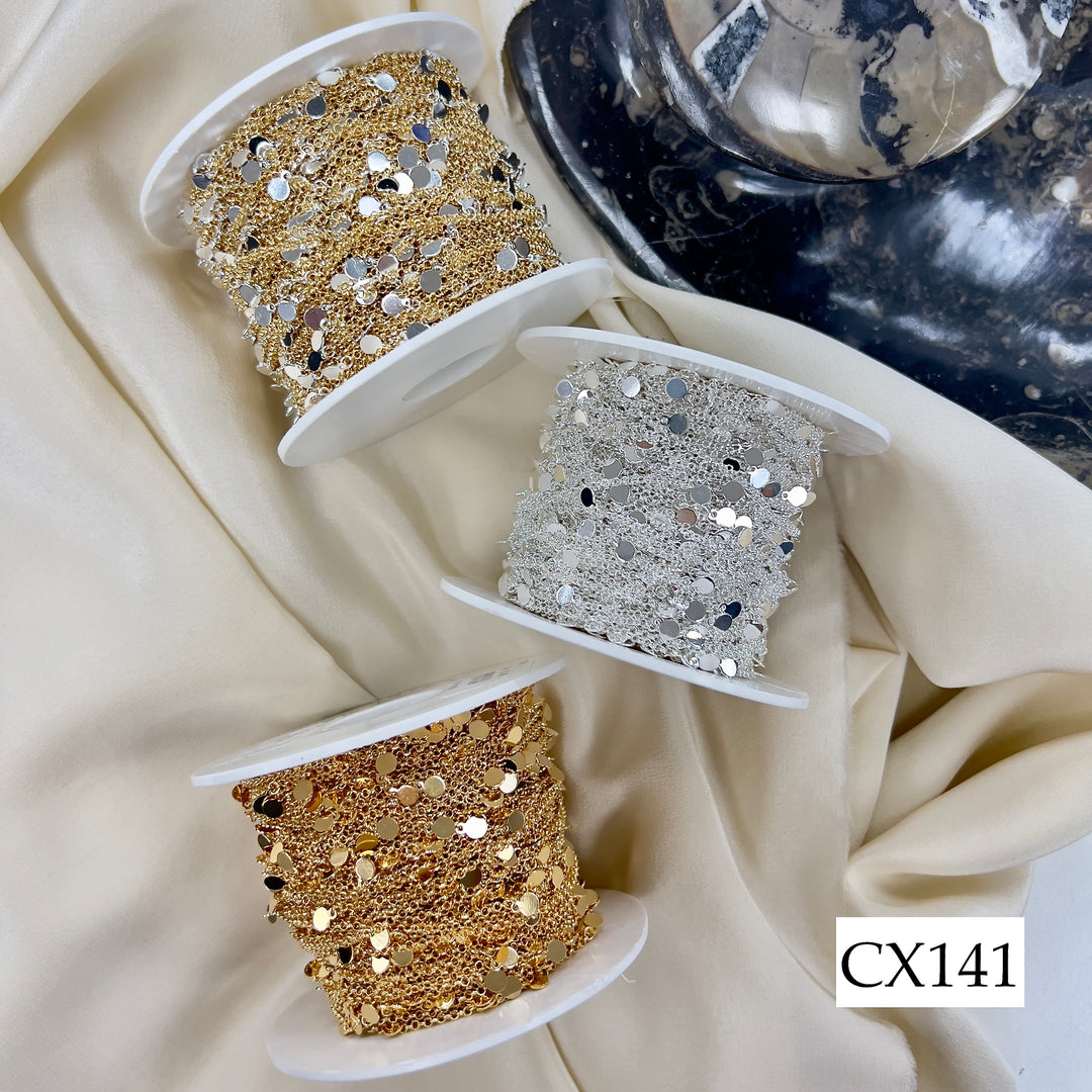 CX141: Disco Charm Chain by the foot