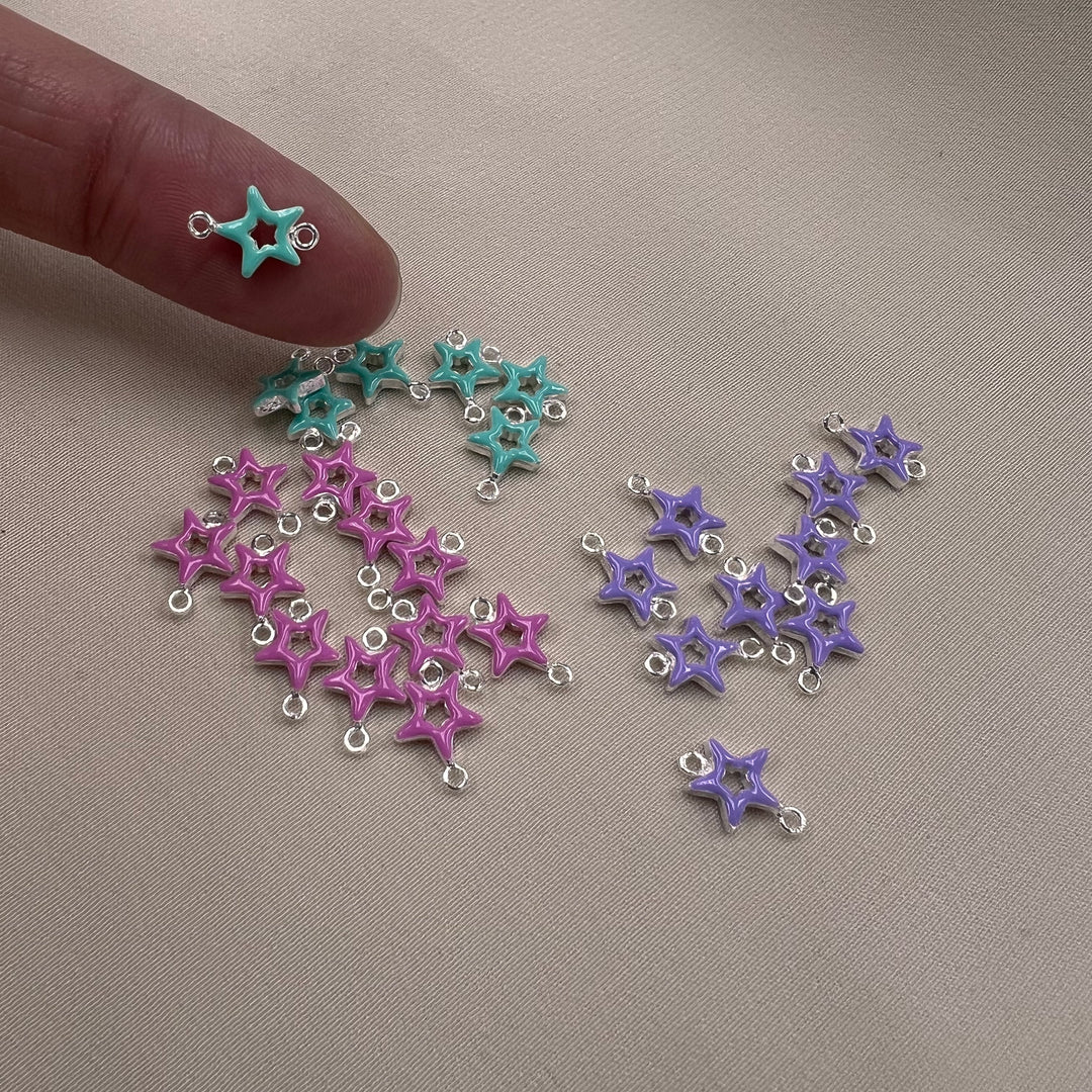 CN21 Enamel Star Connector (Pack of 3)