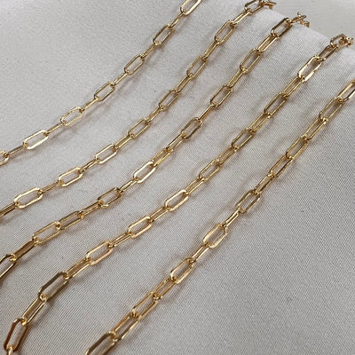 CX55: 2.6mm Paperclip #3 Chain By the Foot