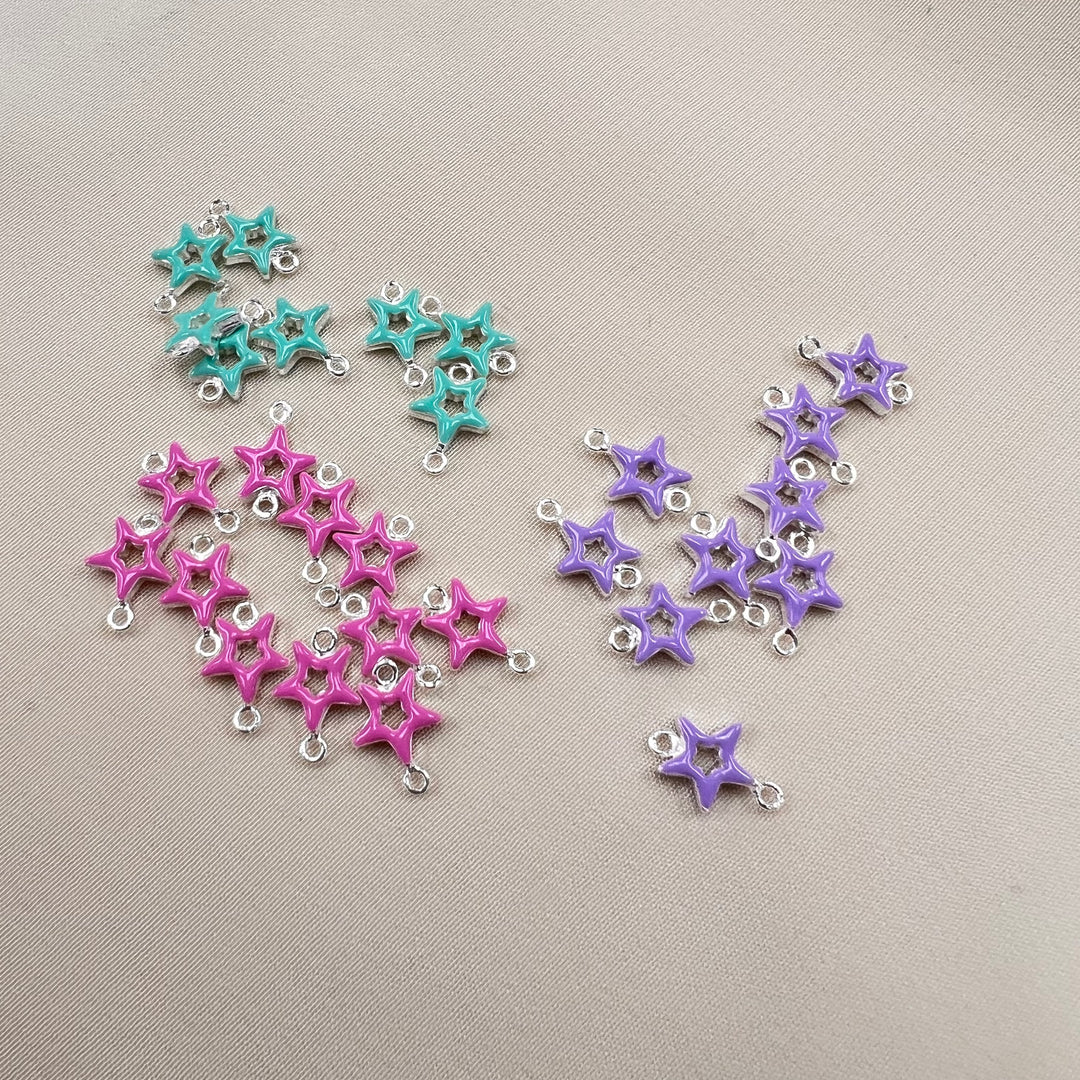 CN21 Enamel Star Connector (Pack of 3)