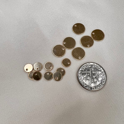 BCH01 -Blank Circle Disc 14kt GF