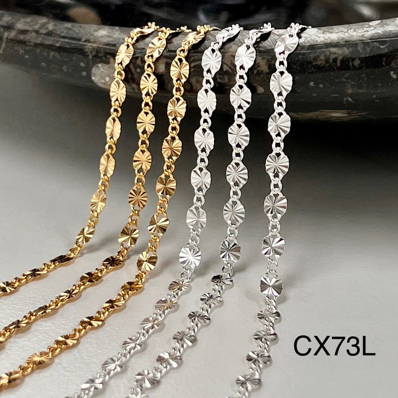 CX73L - 2.8mm Starlight chain by the foot