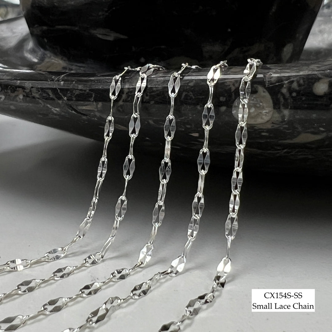 CX154 - Elongated Sequin Chain by the foot