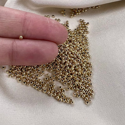 FBR02 - 2.0mm Round Seamless Beads