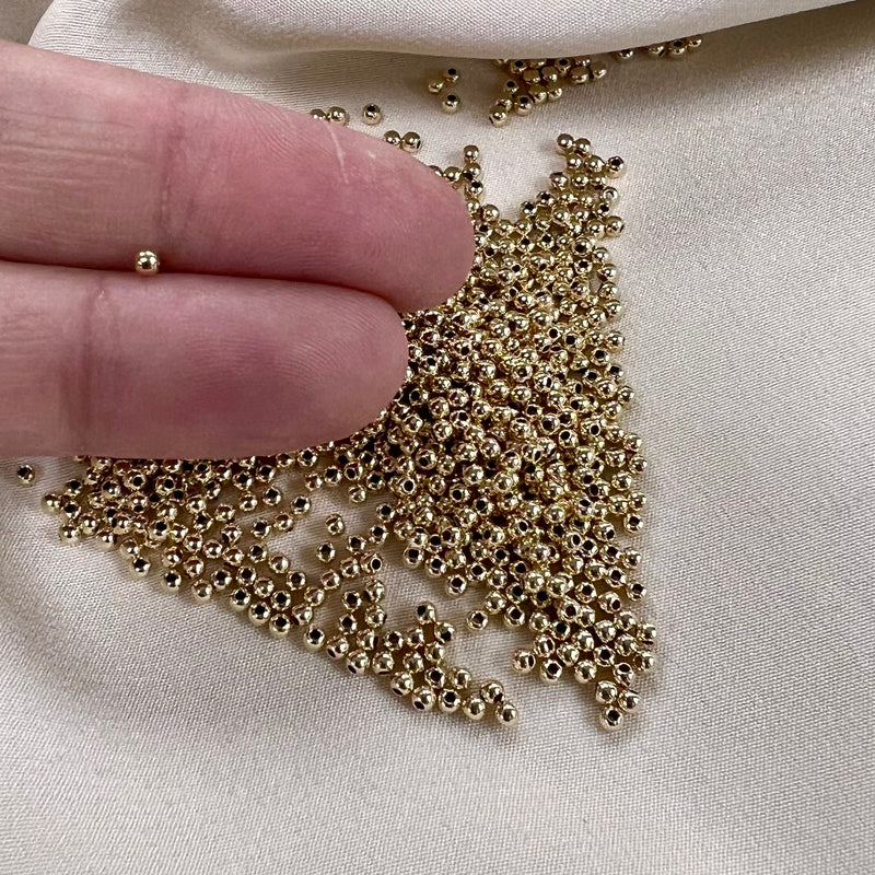 FBR02 - 2.0mm Round Seamless Beads