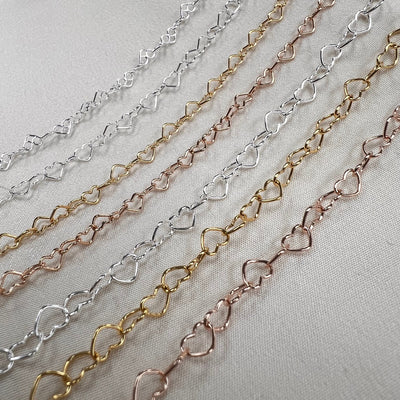 CX35L: Large Heart Chain by the foot