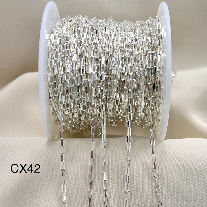 CX42: 1.8mm Long Box chain by the foot