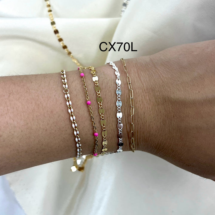CX70L: 2.9mm Sequin chain by the foot