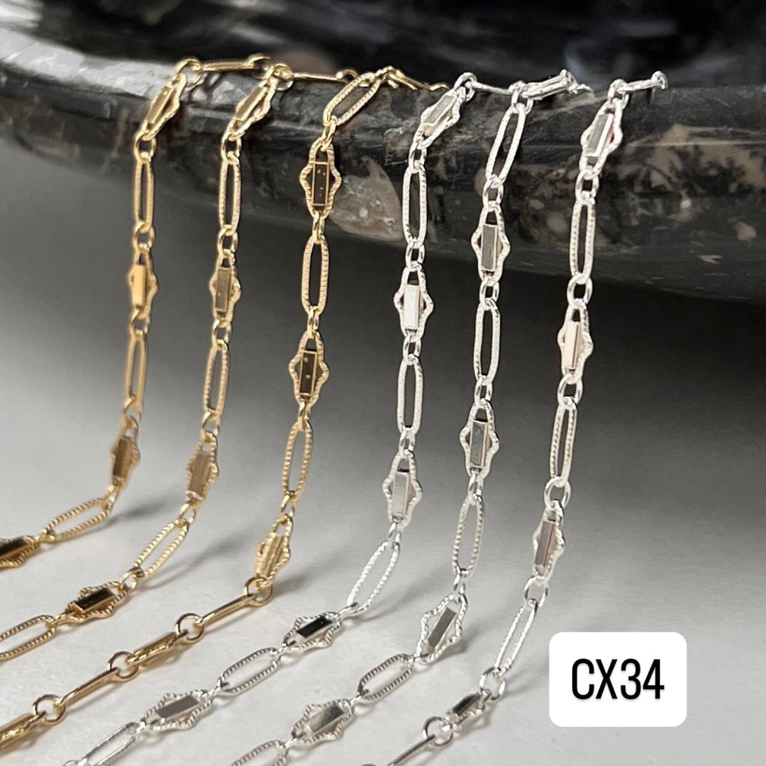 CX34: 2.5mm Hamsa Chain by the foot