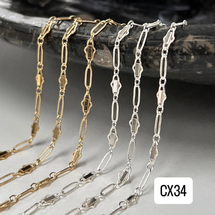 CX34: 2.5mm Hamsa Chain by the foot