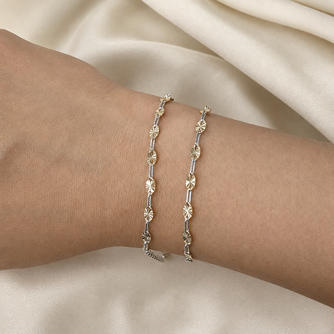 CX95XL - 3.5mm Starlight + Paperclip (1+1) Chain by the foot