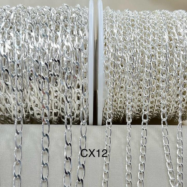 CX12: Open Curb Chain by the foot