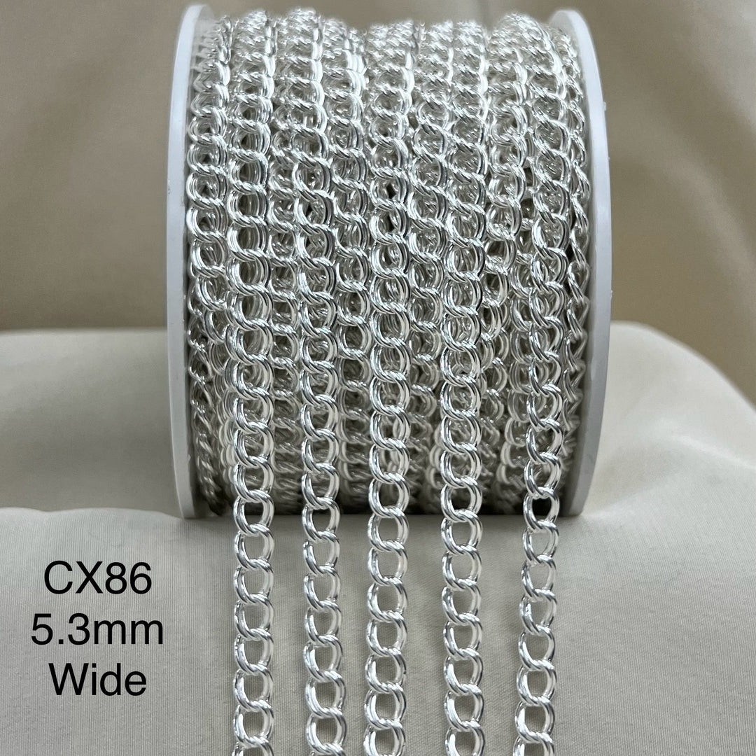 CX86 - Parallel Curb Chain by the foot
