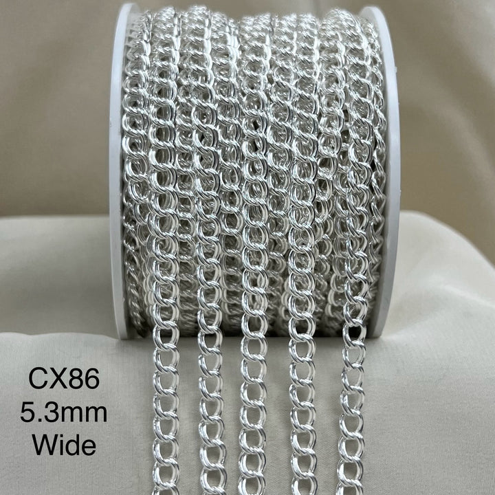 CX86 - Parallel Curb Chain by the foot