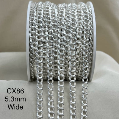 CX86 - Parallel Curb Chain by the foot
