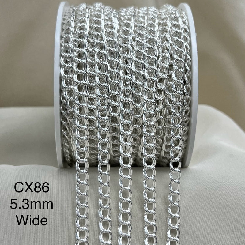 CX86 - Parallel Curb Chain by the foot