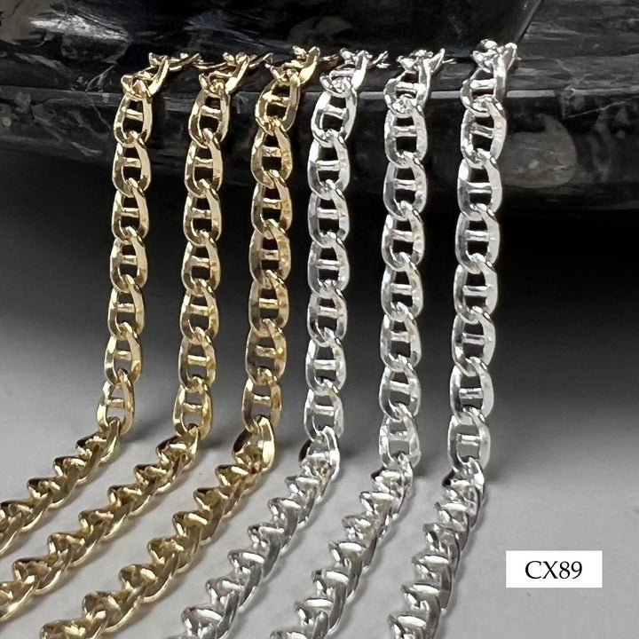 CX89 - 3.2mm Mariner Chain by the foot