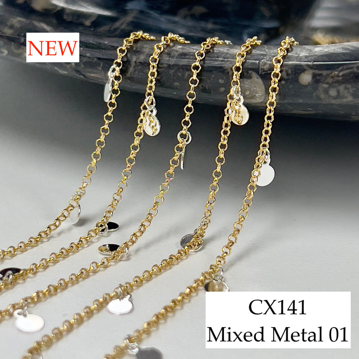 CX141: Disco Charm Chain by the foot