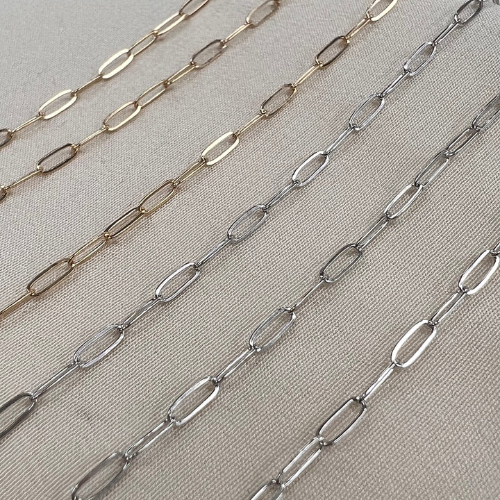 14kt Gold - 1.9mm Paperclip 