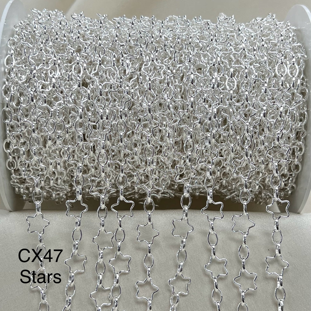 CX47 - Alternating (3+1) Jumbo Shape Chain by the foot