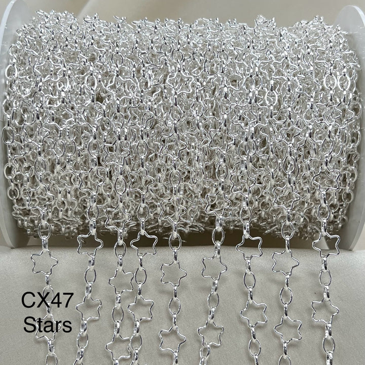 CX47 - Alternating (3+1) Jumbo Shape Chain by the foot
