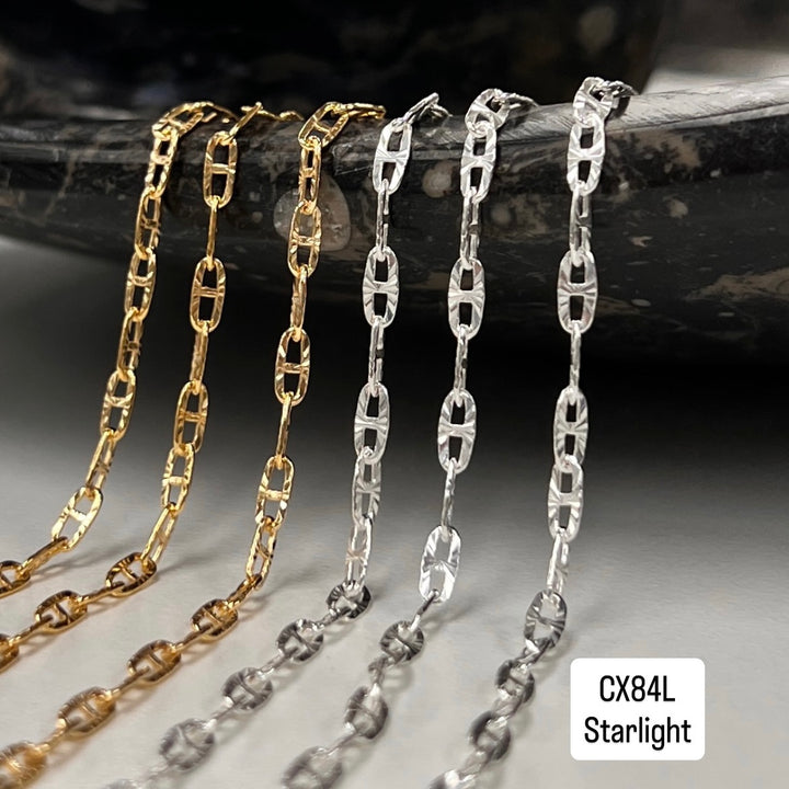 CX84L: 2.4mm Mariner Chain by the foot