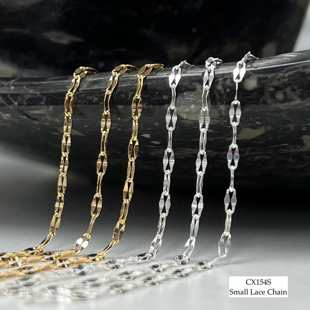CX154 - Elongated Sequin Chain by the foot