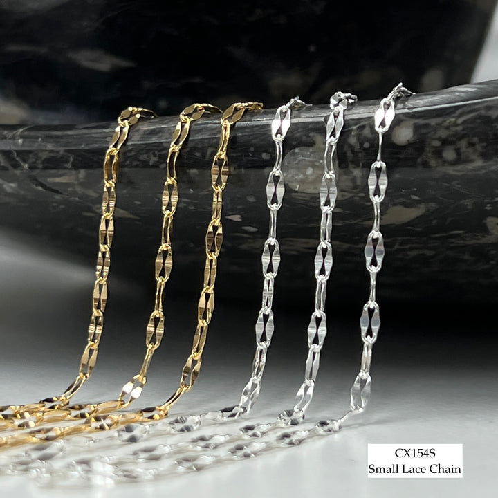 CX154 - Elongated Sequin Chain by the foot