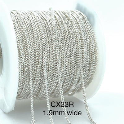 CX33R - Round Curb Chain by the foot