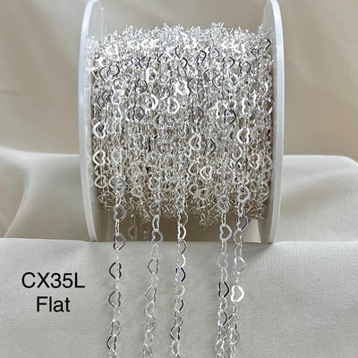 CX35L: Large Heart Chain by the foot