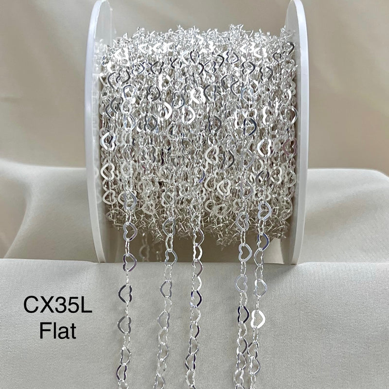 CX35L: Large Heart Chain by the foot