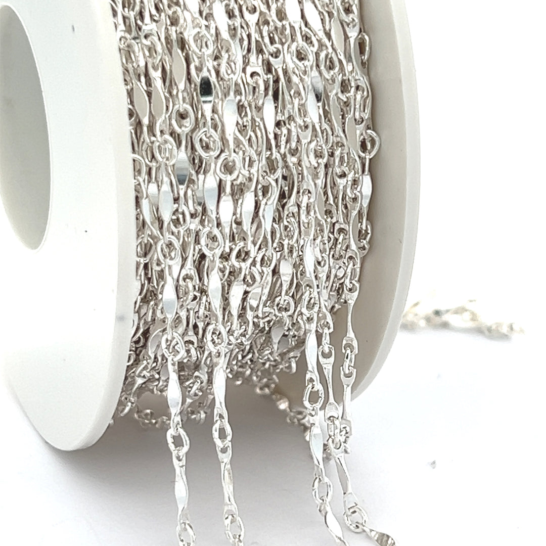 CX15: 1.5mm Dapped Bar Chain By the Foot