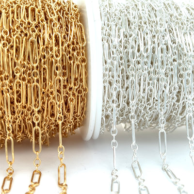 CX39: 3.3mm Long + Short PC Chain by the foot