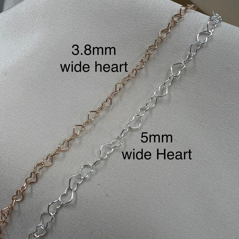 CX35L: Large Heart Chain by the foot