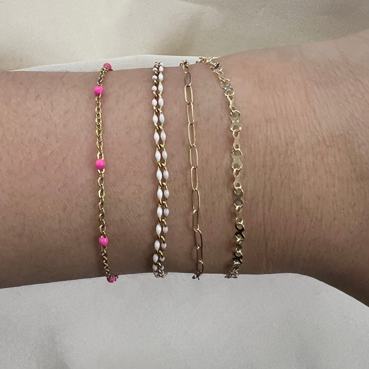 14kt Gold -  2.4mm Wide Infinity Chain by the inch