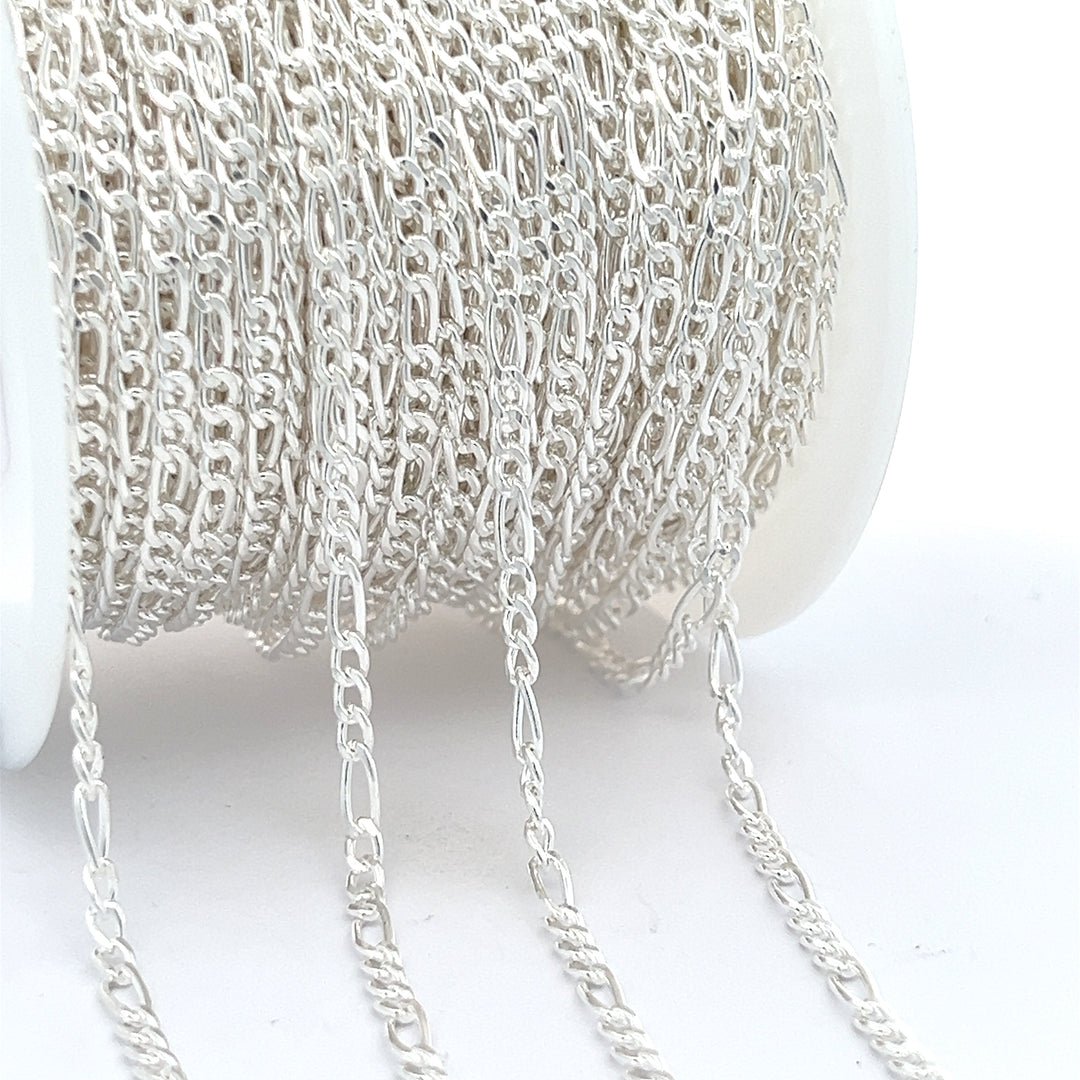 CX91 - 2.6mm Figaro chain by the foot