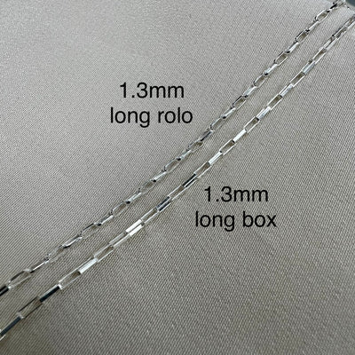 Long Rolo - 1.3mm  - Chain By the Foot