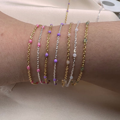 Enamel Satellite Chain by the foot (24GA Jump Ring)