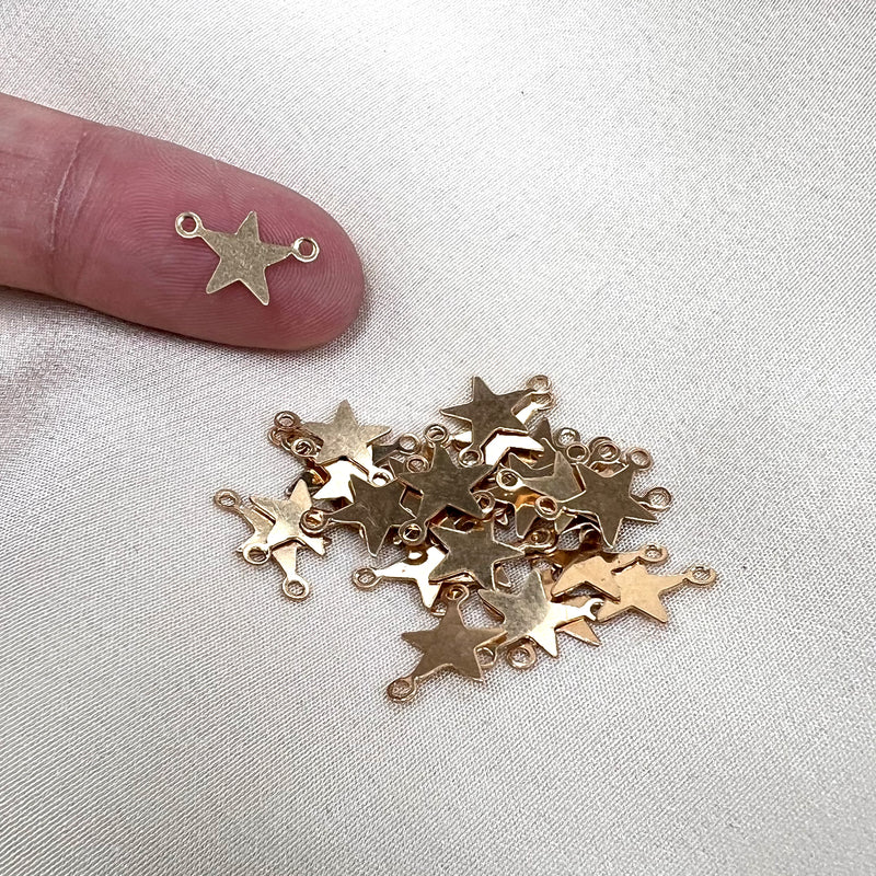 CN17 Star Gold Filled Connector (Pack of 3)