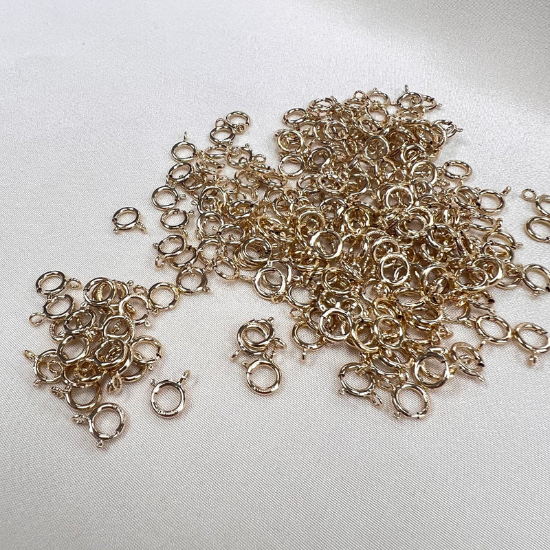 Spring Clasp 5.5mm with Open Ring (pack of 12)