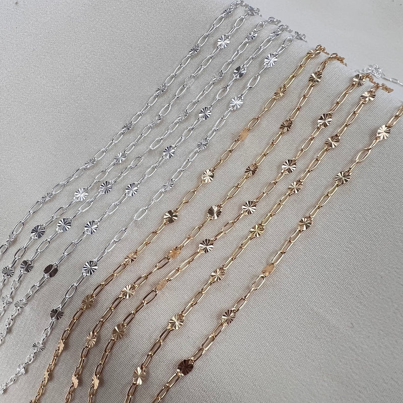 CX72S Starlight + Paperclip Chain By the Foot Oriental Treasure