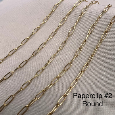 CX54: Paperclip #2 - 1.9mm - Chain by the foot
