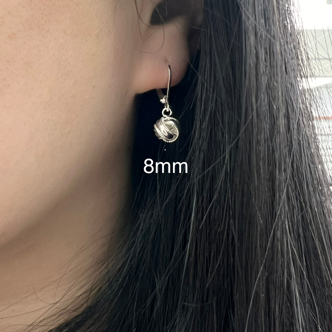 Love Knot French Clip Earrings (multiple sizes)